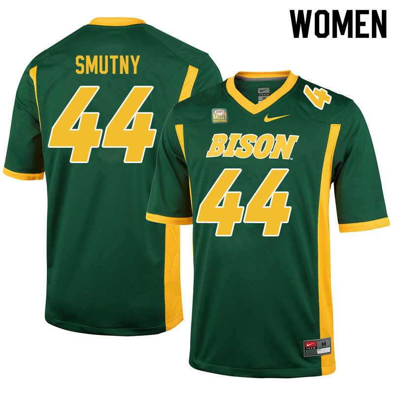 Women #44 Cole Smutny North Dakota State Bison College Football Jerseys Sale-Green